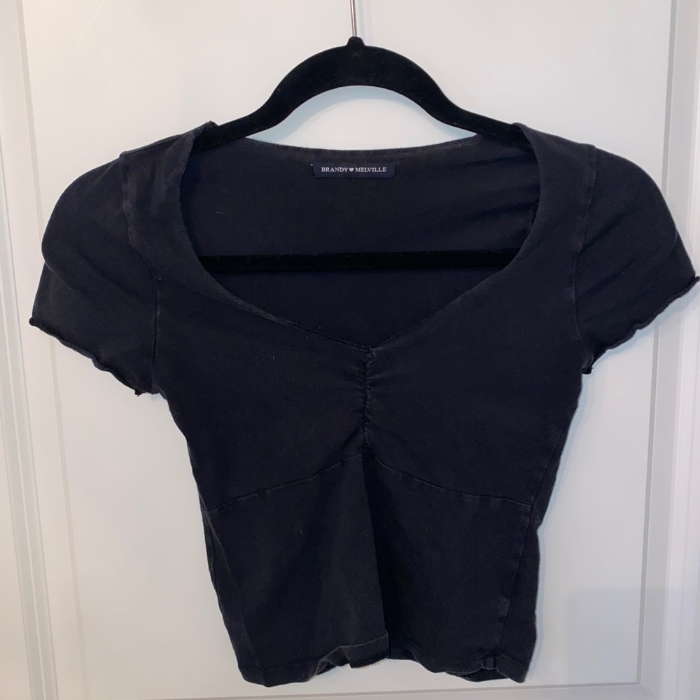 Basic black brandy top